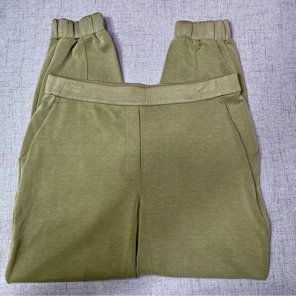Lululemon Softstreme High Rise Relaxed Jogger Pant Bronze Green 12 Nwt - Picture 6 of 10